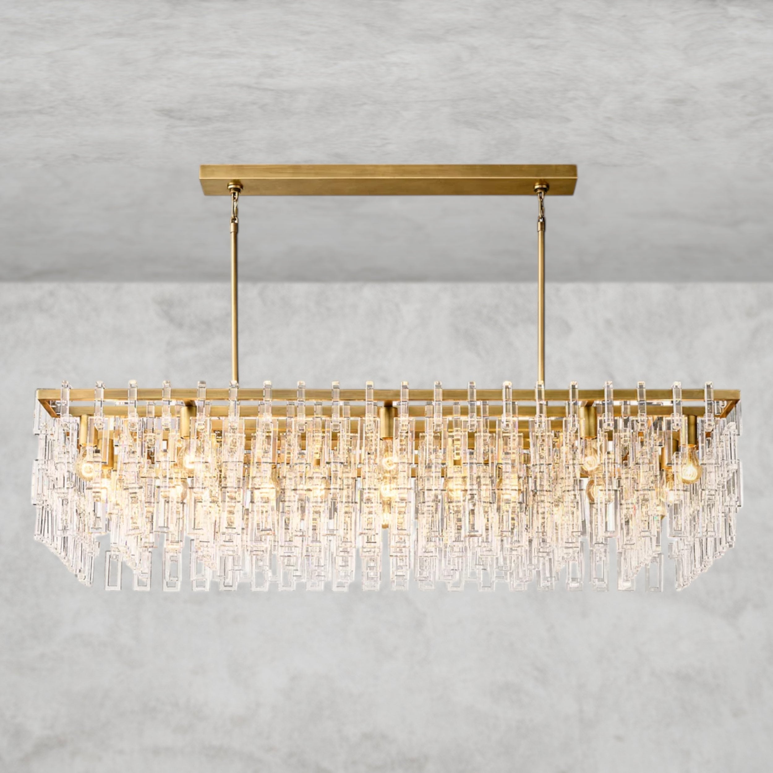 Marignan Rectangular Chandelier 60"